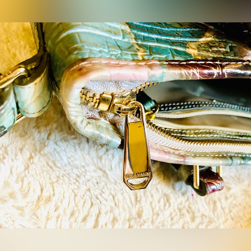 NWOT Brahmin Jasper Mini Asher Nirvana Handbag/Satchel/Crossbody Purse - Picture 8 of 16